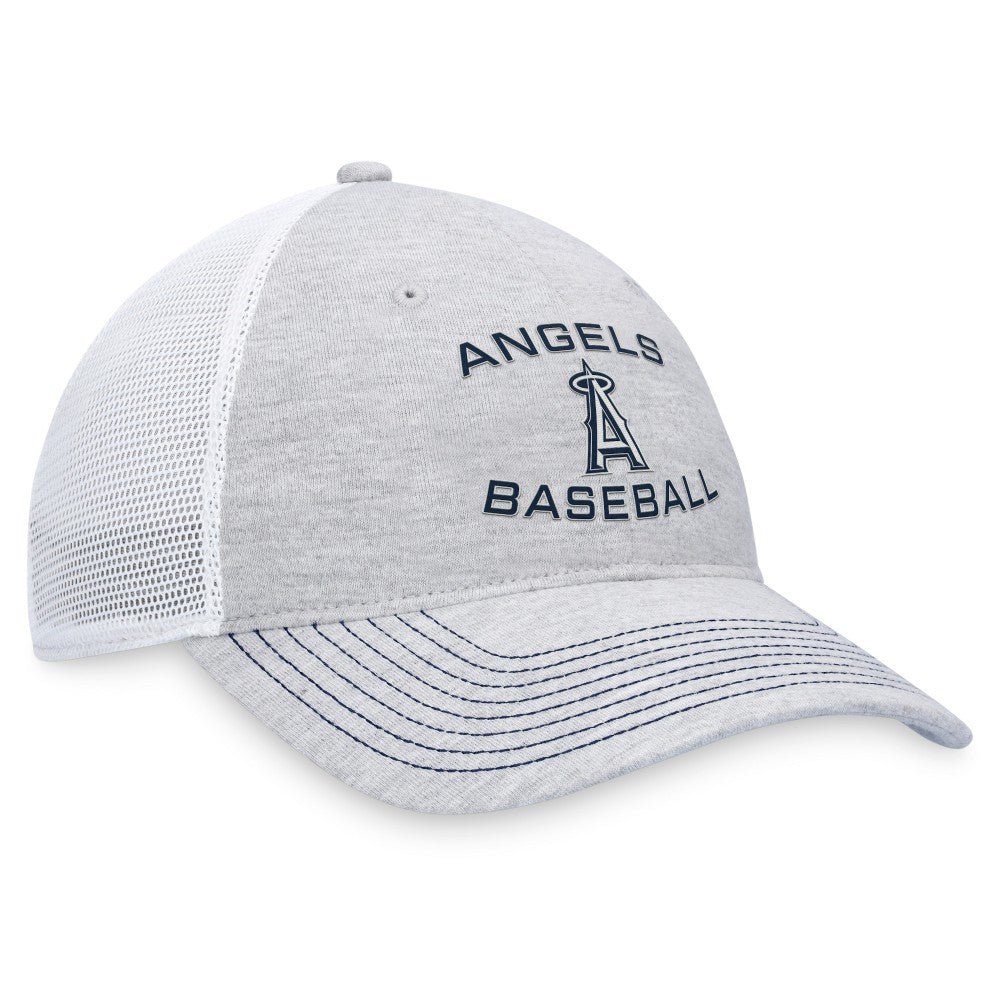 Los Angeles Angels Fanatics Trucker Adjustable Hat - Gray Hats
