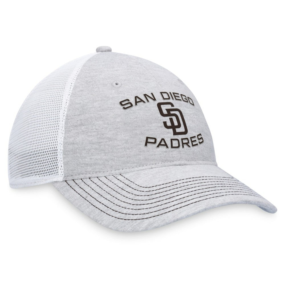 San Diego Padres Fanatics Trucker Adjustable Hat - Gray Hats