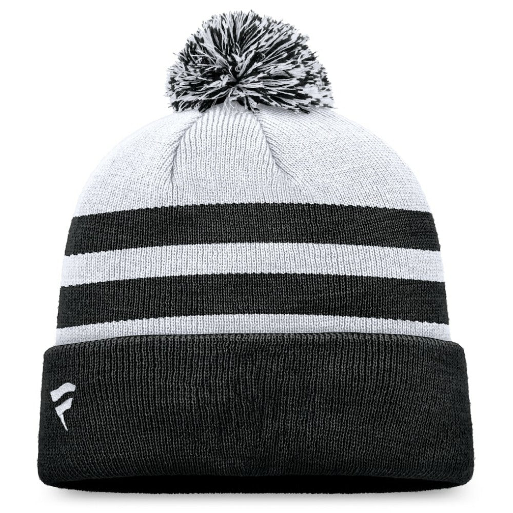 Pittsburgh Pirates Fanatics Cuffed Knit Hat with Pom - Gray Hats