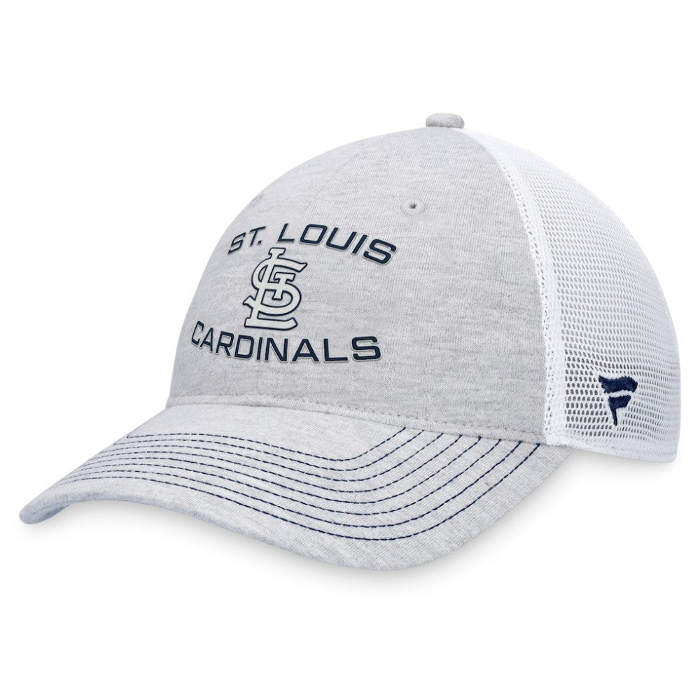 St. Louis Cardinals Fanatics Trucker Adjustable Hat - Gray Hats
