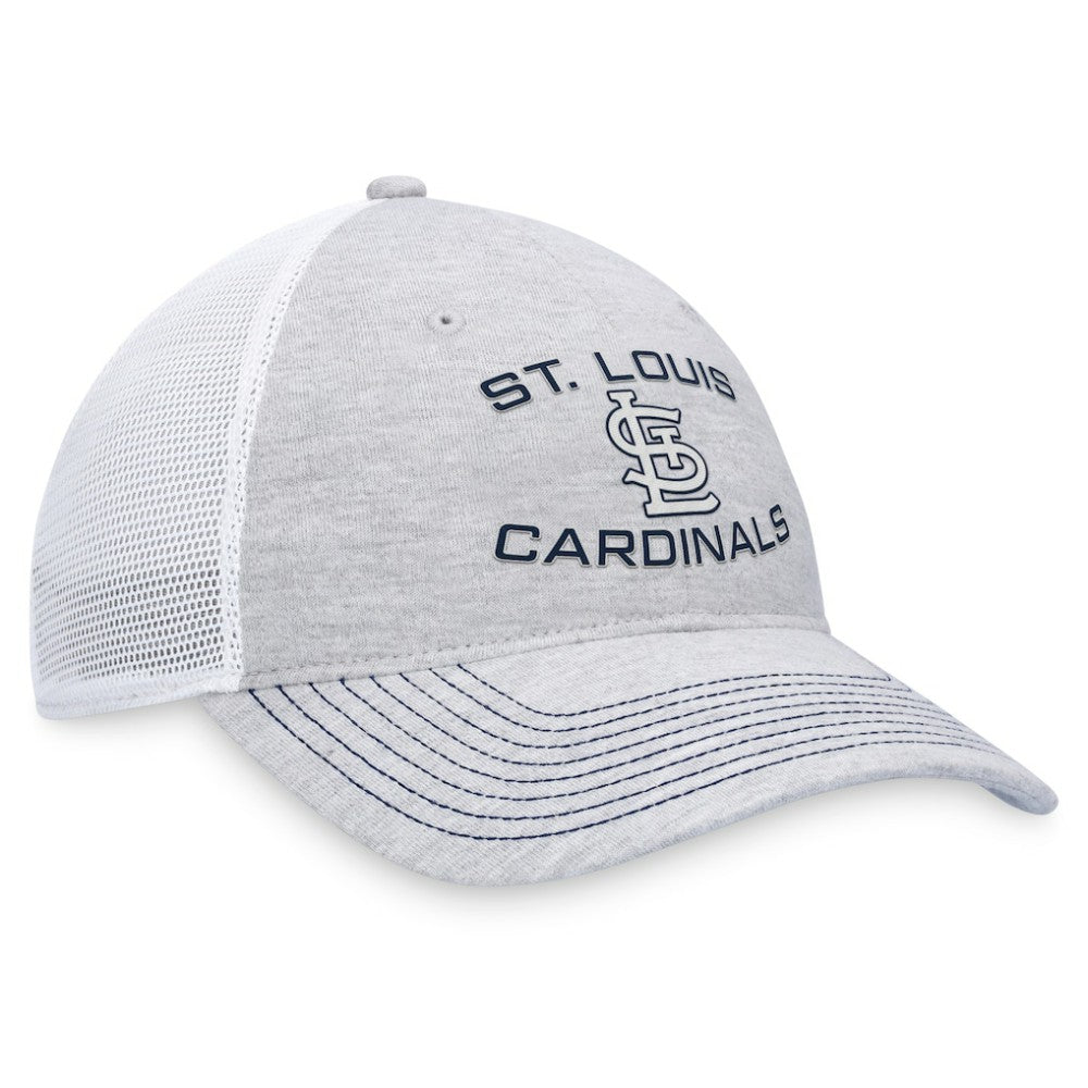 St. Louis Cardinals Fanatics Trucker Adjustable Hat - Gray Hats