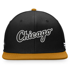 Chicago White Sox Fanatics Fitted Hat - Black/Khaki Hats