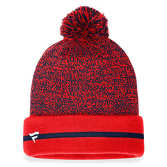 St. Louis Cardinals Fanatics Space-Dye Cuffed Knit Hat with Pom - Red/Navy Hats