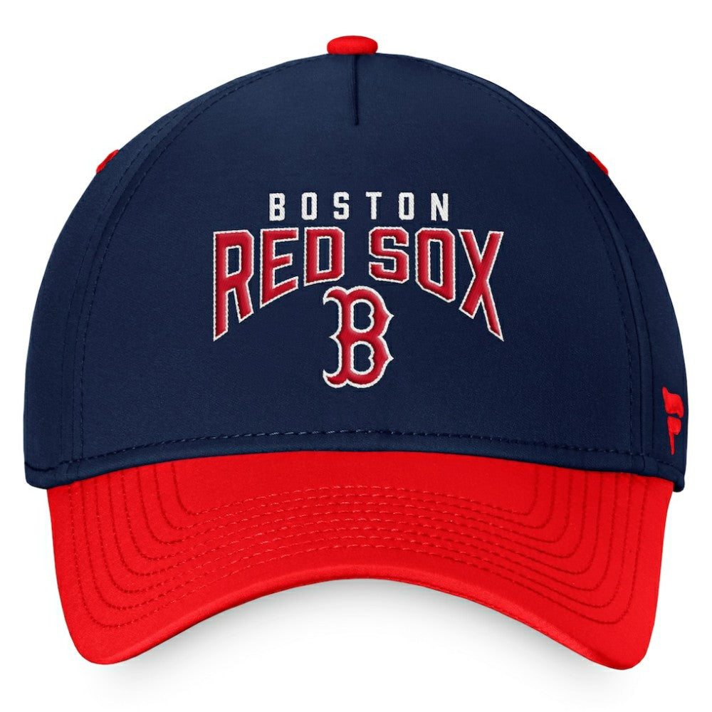 Boston Red Sox Fanatics Stacked Logo Flex Hat - Navy/Red Hats
