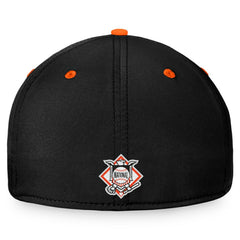 San Francisco Giants Fanatics Stacked Logo Flex Hat - Black/Orange Hats