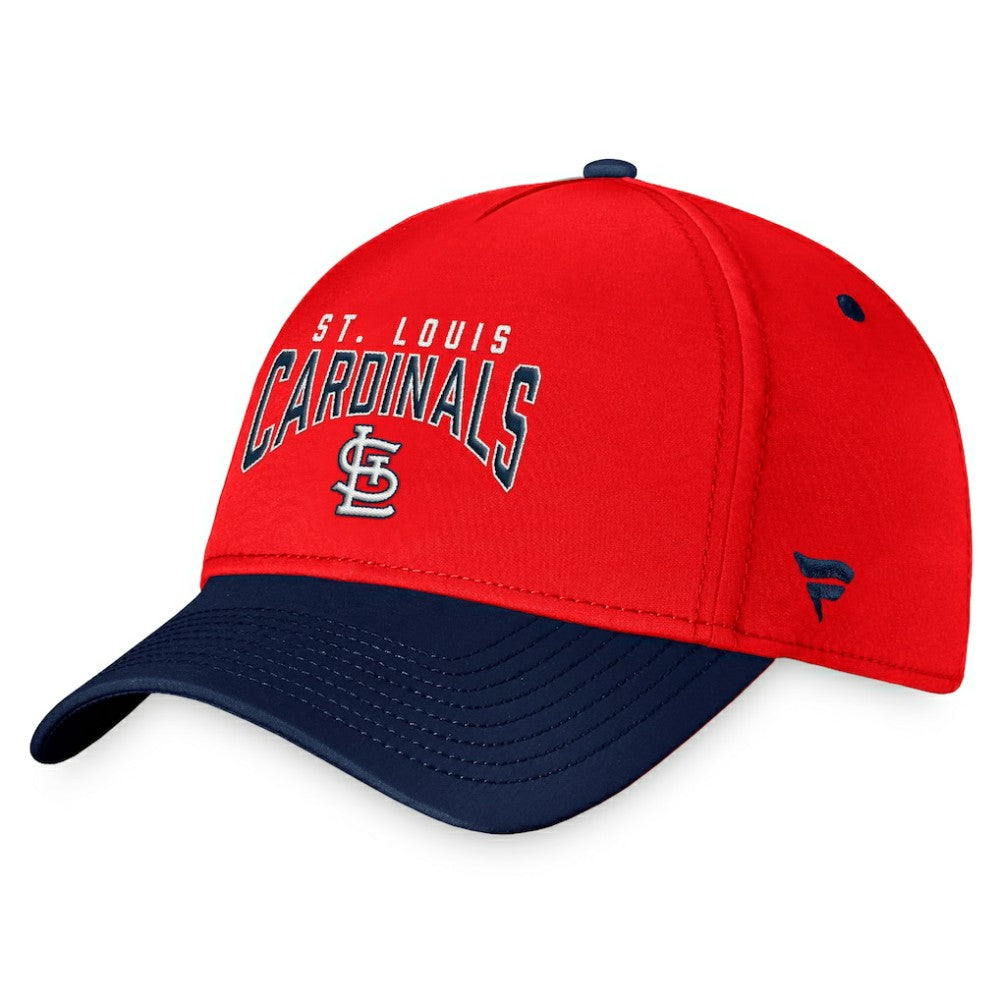 St. Louis Cardinals Fanatics Stacked Logo Flex Hat - Red/Navy Hats