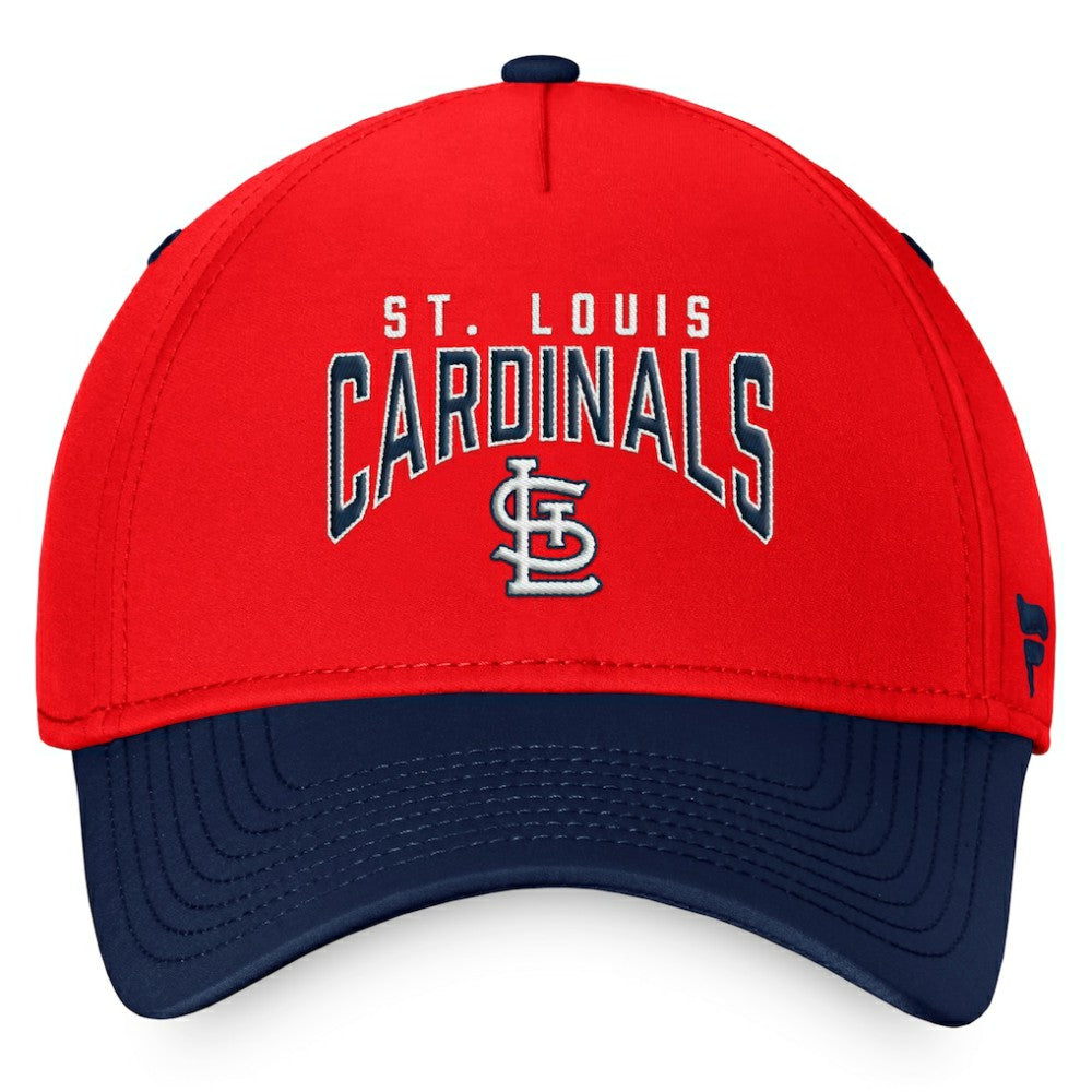 St. Louis Cardinals Fanatics Stacked Logo Flex Hat - Red/Navy Hats