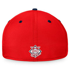 Washington Nationals Fanatics Stacked Logo Flex Hat - Red/Navy Hats