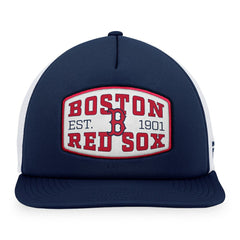 Boston Red Sox Fanatics Foam Front Patch Trucker Snapback Hat - Navy Hats