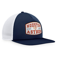 Houston Astros Fanatics Foam Front Patch Trucker Snapback Hat - Navy Hats