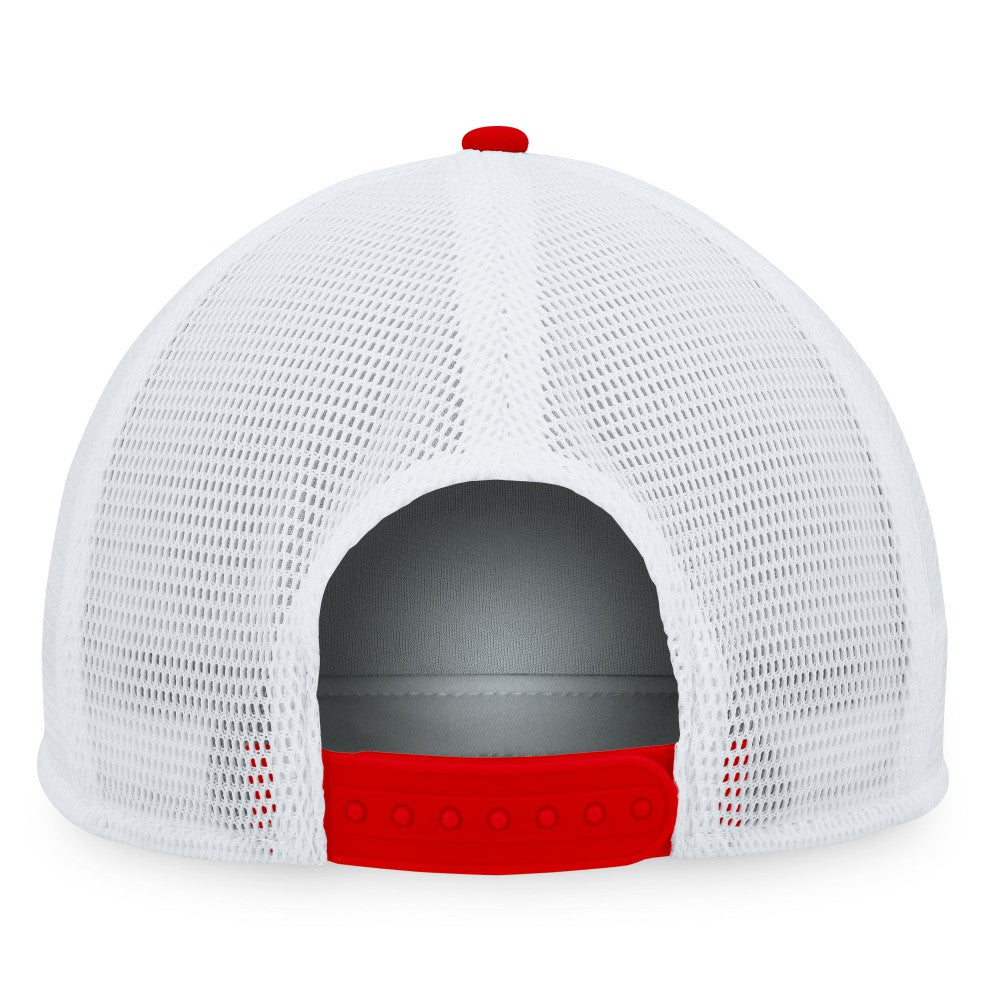 Los Angeles Angels Fanatics Foam Front Patch Trucker Snapback Hat - Red Hats