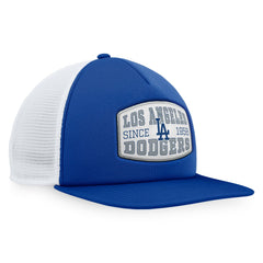 Los Angeles Dodgers Fanatics Foam Front Patch Trucker Snapback Hat - Royal Hats