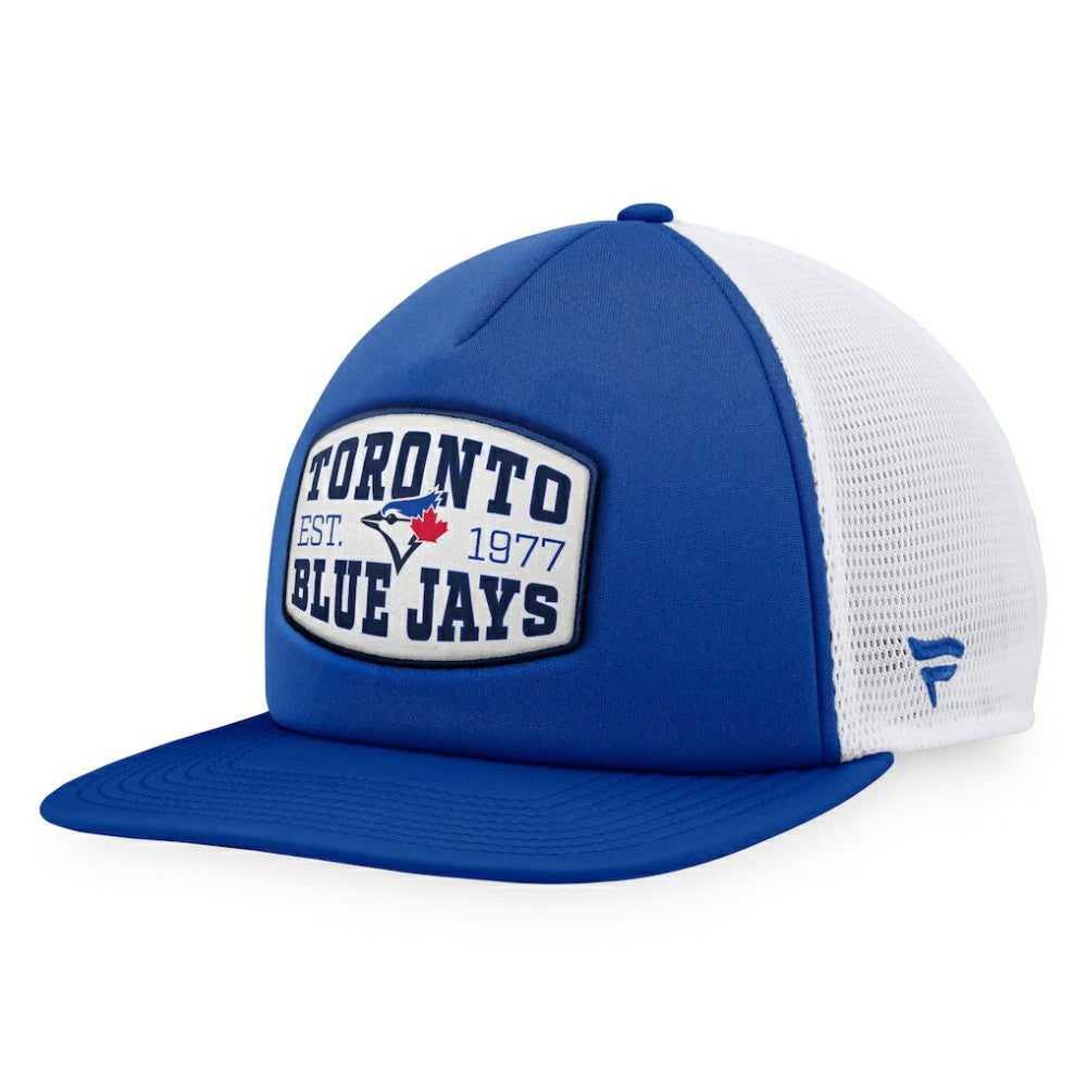 Toronto Blue Jays Fanatics Foam Front Patch Trucker Snapback Hat - Royal Hats