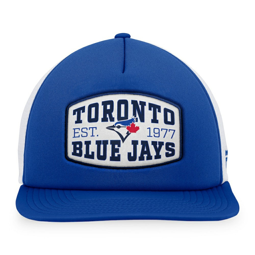 Toronto Blue Jays Fanatics Foam Front Patch Trucker Snapback Hat - Royal Hats