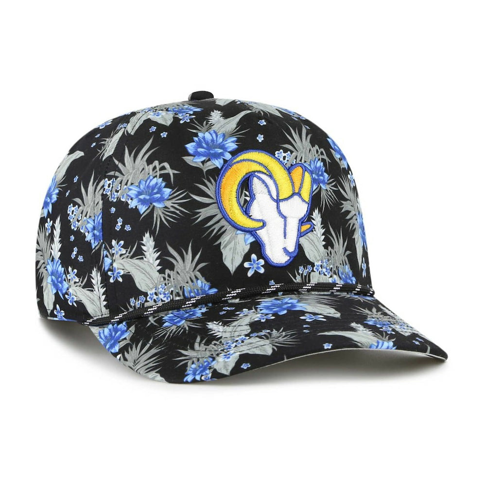 Los Angeles Rams '47 Dark Tropic Hitch Adjustable Hat Black