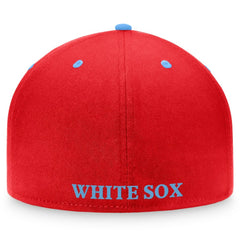 Chicago White Sox Fanatics Cooperstown Collection Two-Tone Fitted Hat - Red/Light Blue Hats