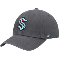 NHL Seattle Kraken '47 Clean Up Adjustable Hat - Charcoal