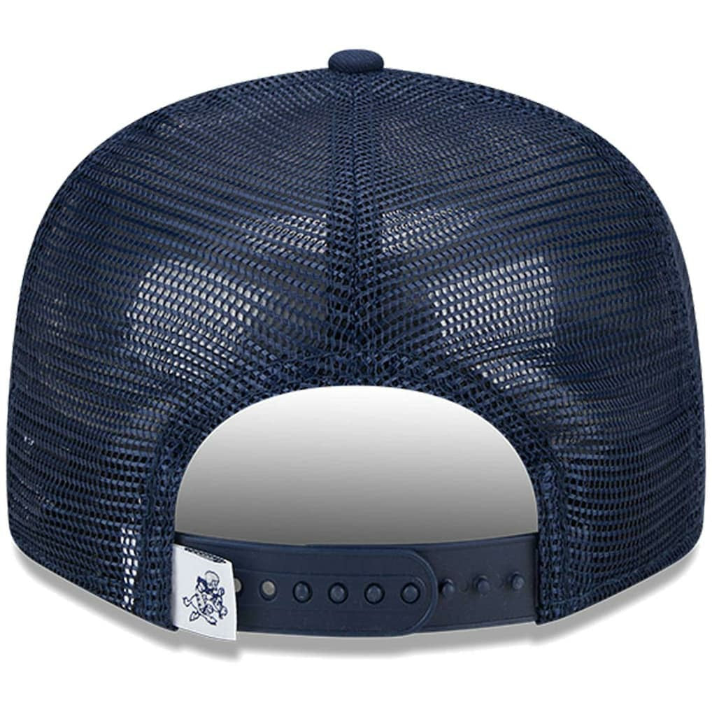 Dallas Cowboys New Era Retro Joe Main Trucker 9FIFTY Snapback Hat Navy