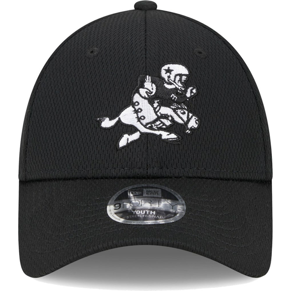 Dallas Cowboys New Era Youth Retro Joe Main B-Dub 9FORTY Adjustable Hat Black