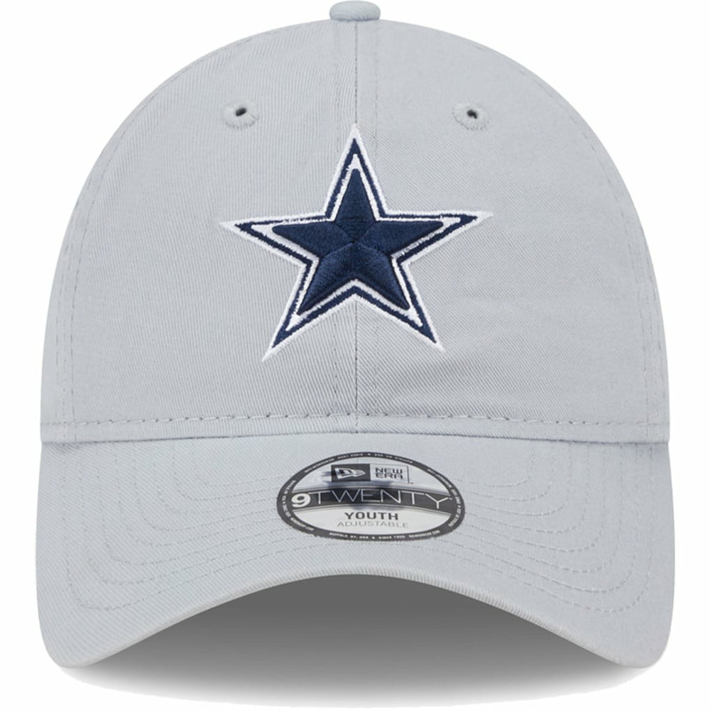 Dallas Cowboys New Era Youth Main Core Classic 2.0 9TWENTY Adjustable Hat Gray