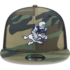 Dallas Cowboys New Era Retro Joe Main Trucker 9FIFTY Snapback Hat Camo