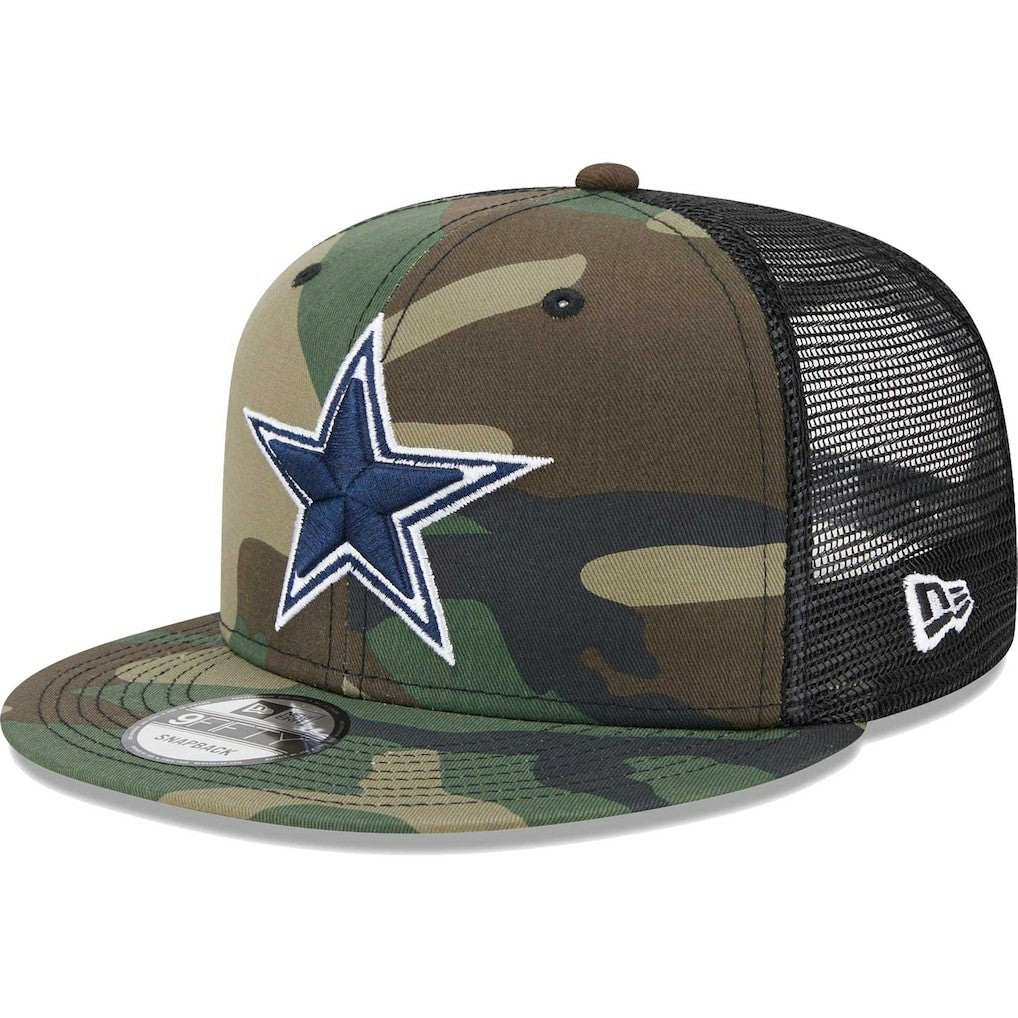Dallas Cowboys New Era Main Trucker 9FIFTY Snapback Hat Camo