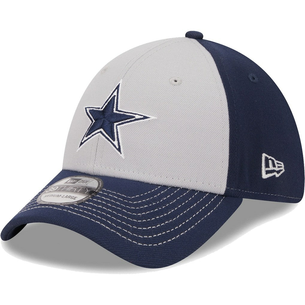 Dallas Cowboys New Era Main 39THIRTY Flex Hat Gray