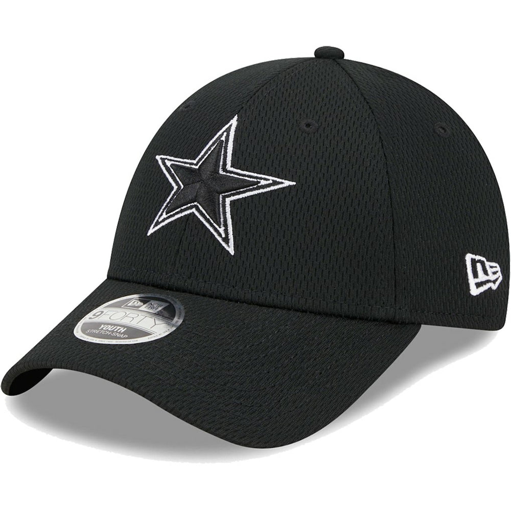 Dallas Cowboys New Era Youth Main B-Dub 9FORTY Adjustable Hat Black