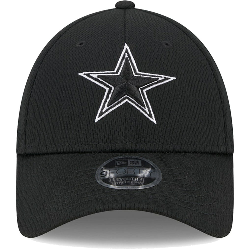 Dallas Cowboys New Era Youth Main B-Dub 9FORTY Adjustable Hat Black