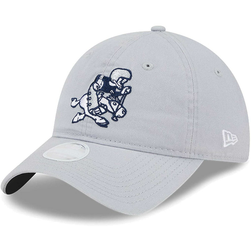 Dallas Cowboys New Era Women's Throwback Main Core Classic 2.0 9TWENTY Adjustable Hat Gray