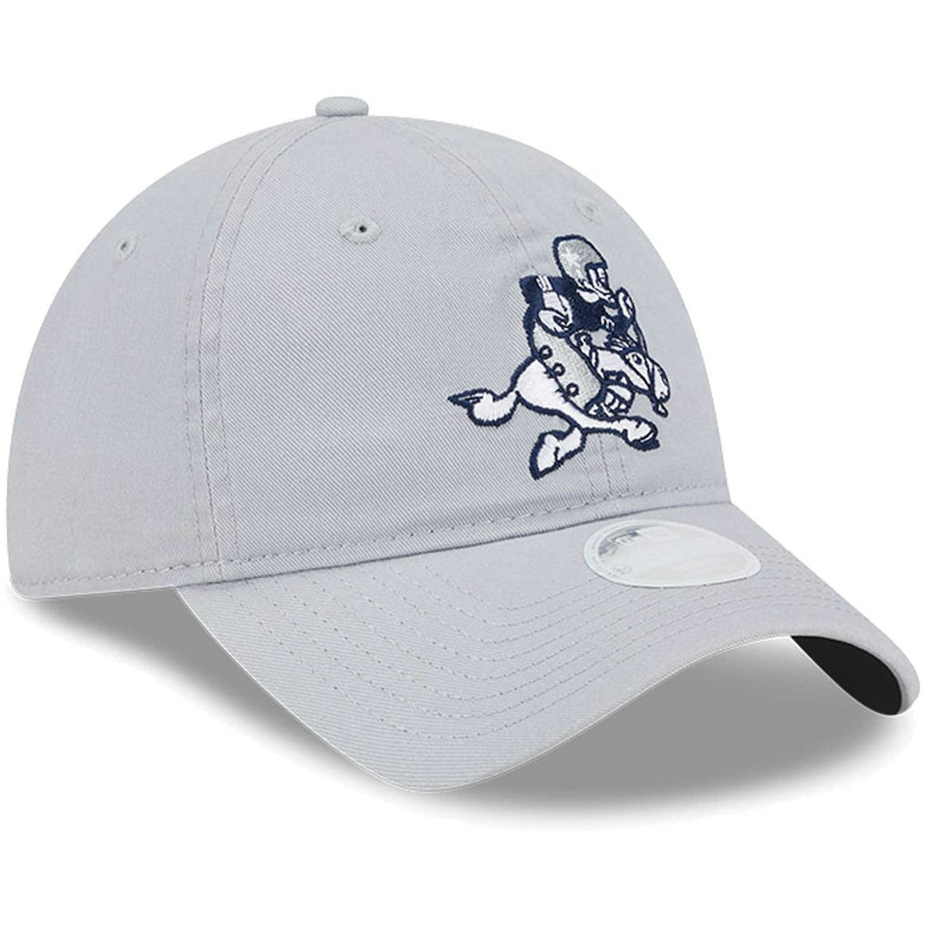 Dallas Cowboys New Era Women's Throwback Main Core Classic 2.0 9TWENTY Adjustable Hat Gray