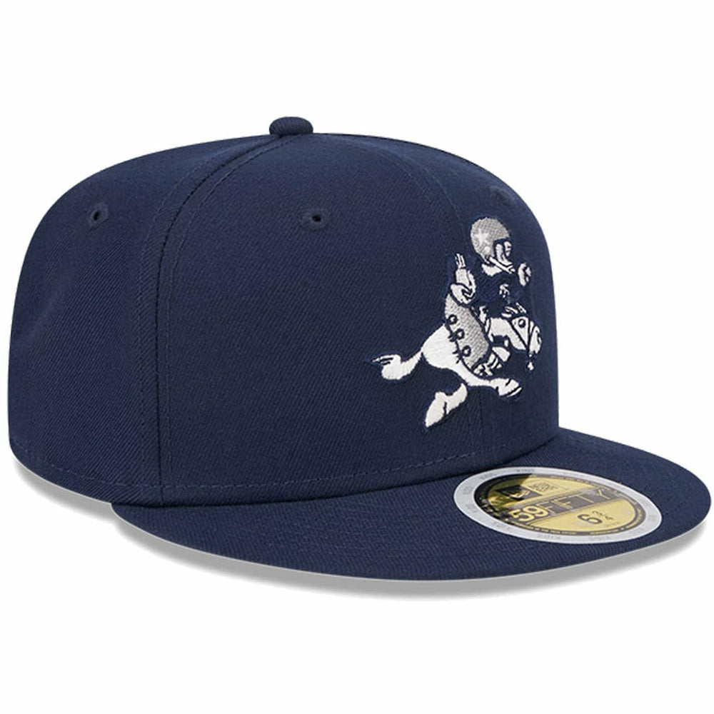 Dallas Cowboys New Era Youth 1966-69 Gridiron Classics Retro Joe Throwback Logo Main 59FIFTY Fitted Hat Navy