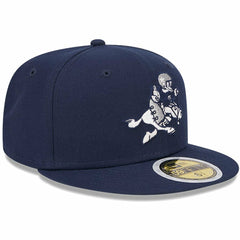 Dallas Cowboys New Era Youth 1966-69 Gridiron Classics Retro Joe Throwback Logo Main 59FIFTY Fitted Hat Navy