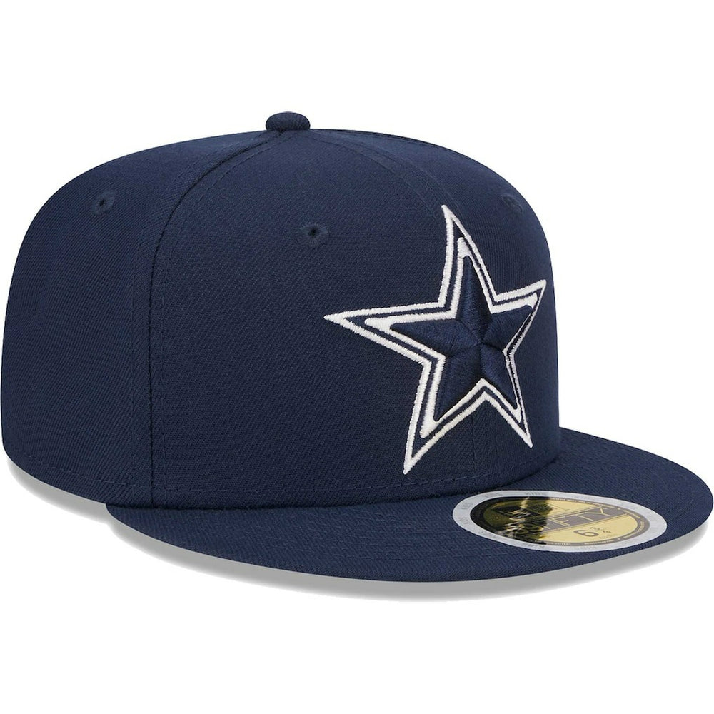 Dallas Cowboys New Era Youth Main 59FIFTY Fitted Hat Navy