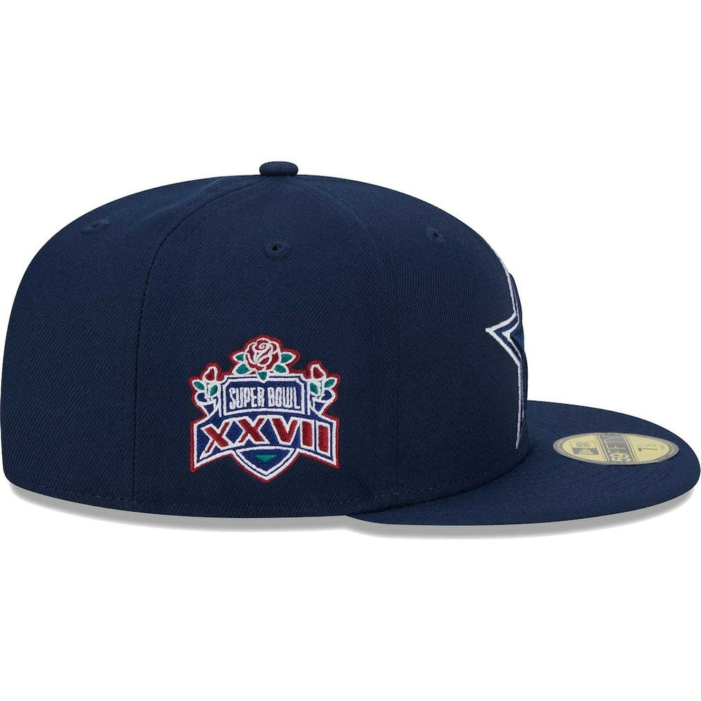 Dallas Cowboys New Era Main Patch 59FIFTY Fitted Hat Navy