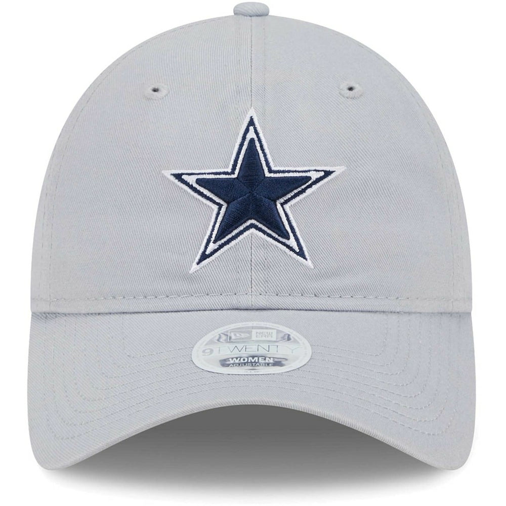 Dallas Cowboys New Era Women's Main Core Classic 2.0 9TWENTY Adjustable Hat Gray
