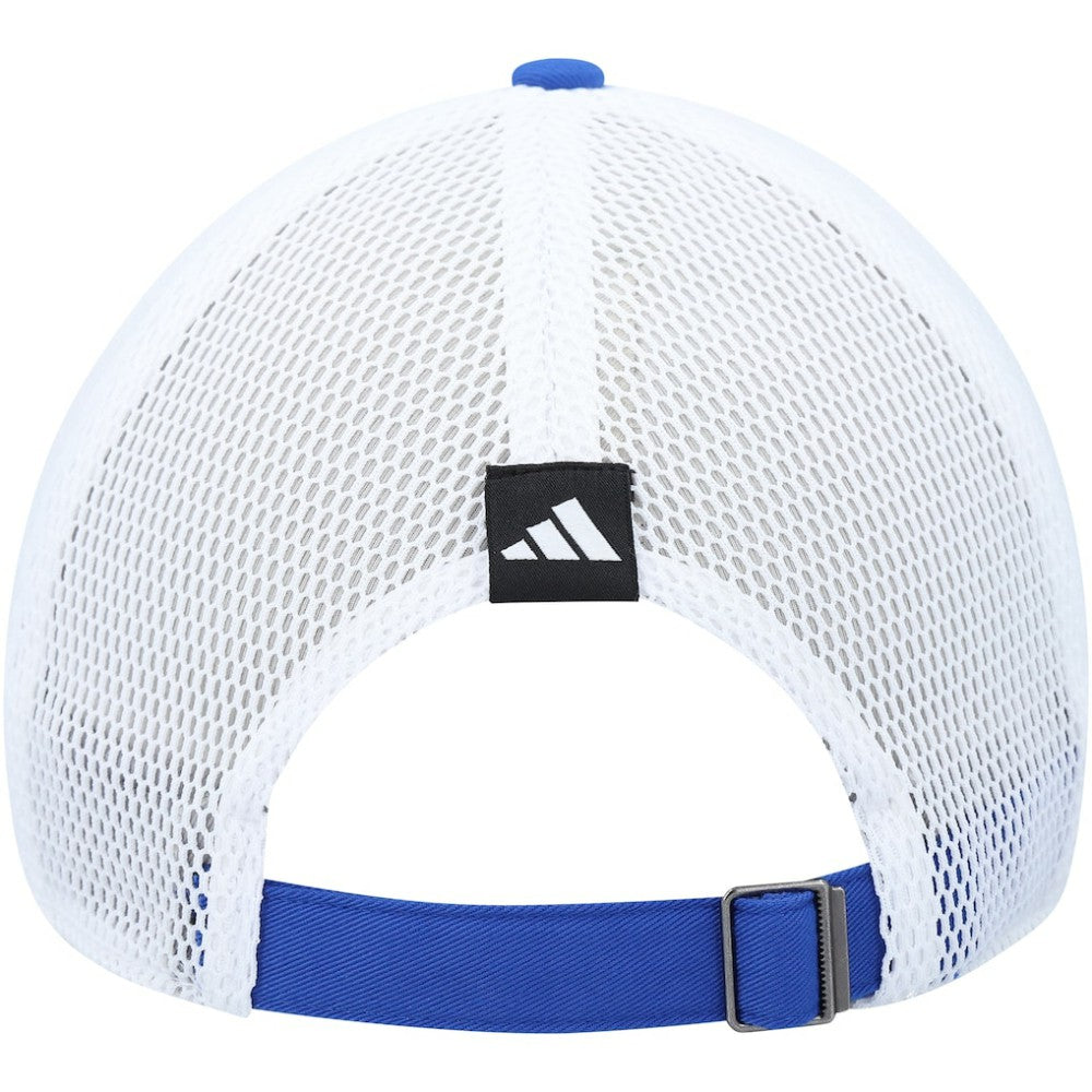NHL San Jose Sharks adidas Color Pop Trucker Adjustable Hat - Blue