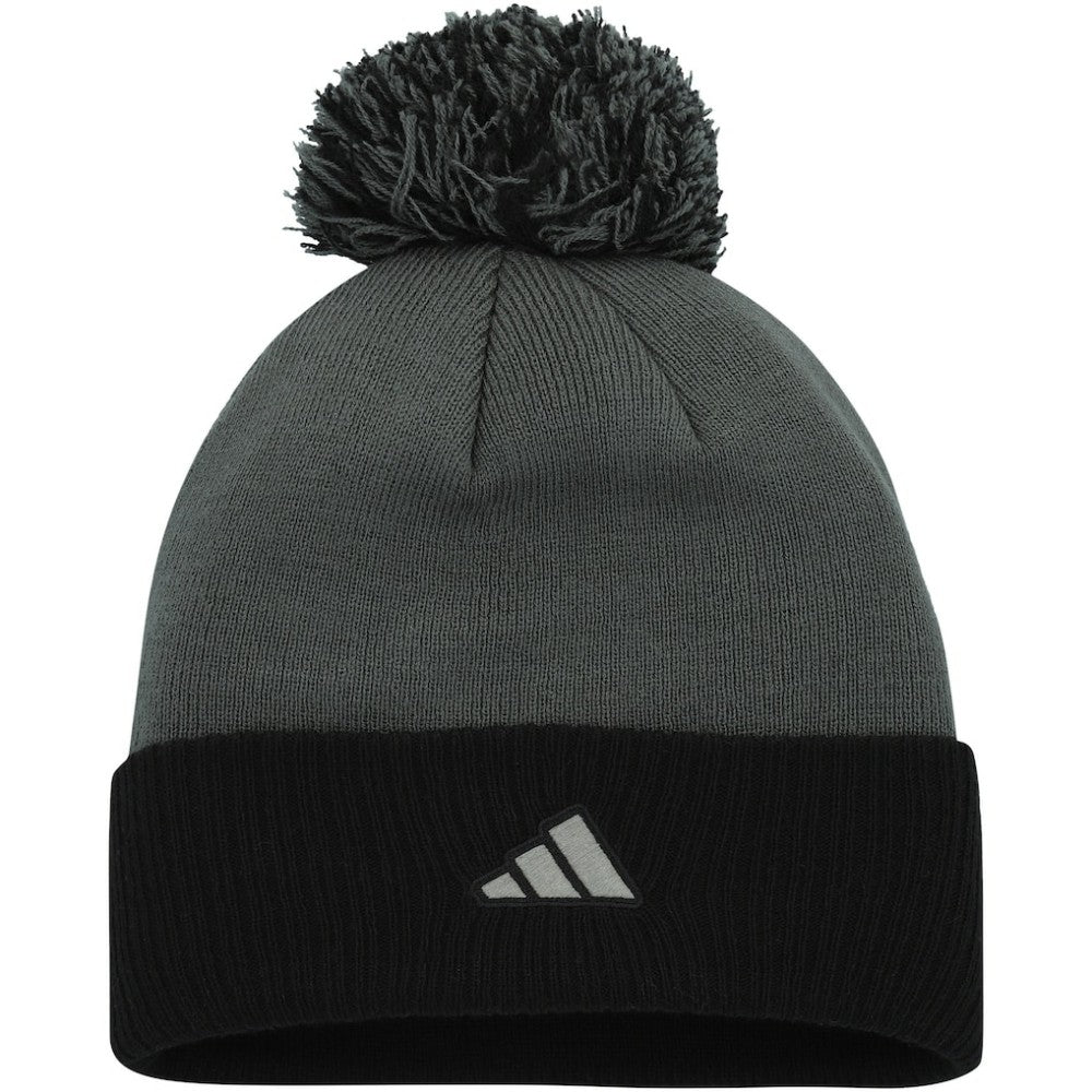 NHL Vegas Golden Knights adidas Women's Laurel Cuffed Knit Hat with Pom - Gray