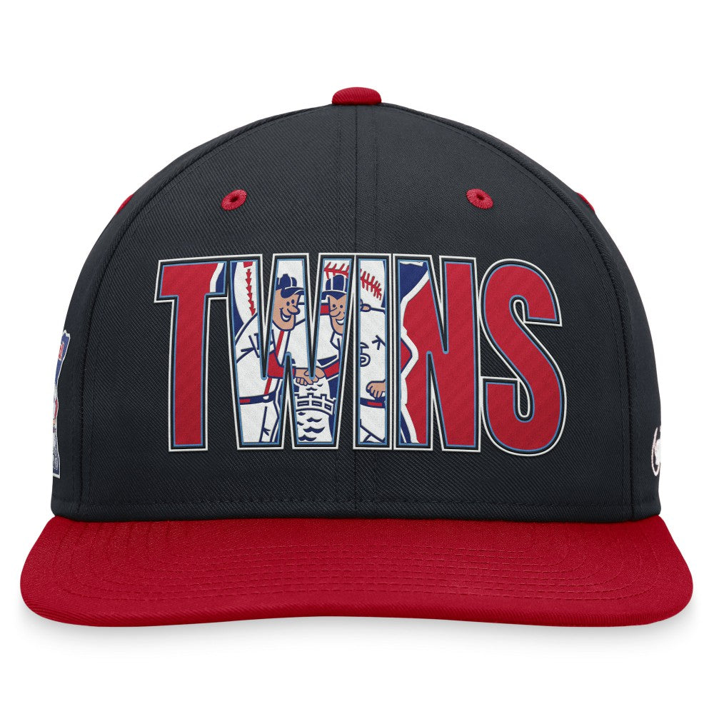 Minnesota Twins Nike Cooperstown Collection Pro Snapback Hat - Navy Hats