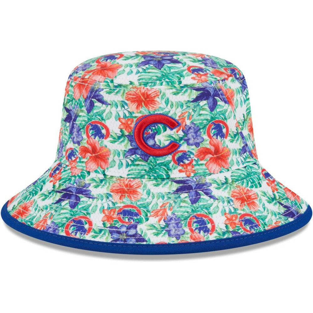 Chicago Cubs New Era Tropic Floral Bucket Hat Hats