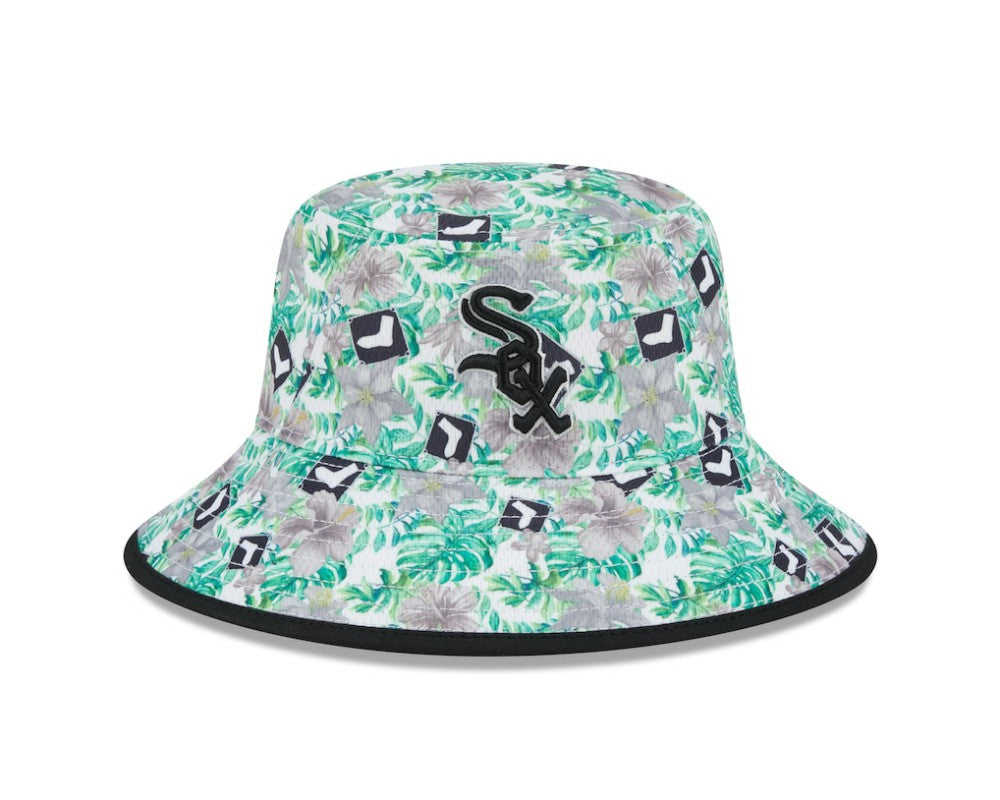 Chicago White Sox New Era Tropic Floral Bucket Hat Hats