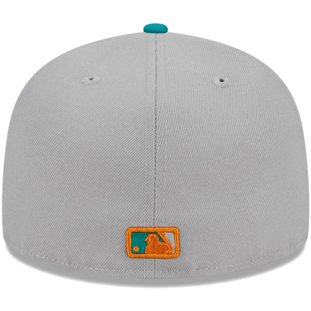 Chicago Cubs New Era  59FIFTY Fitted Hat - Gray/Teal Hats