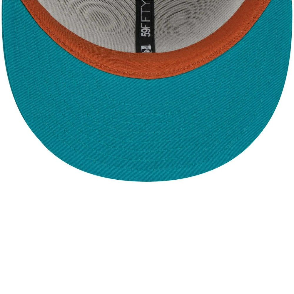 Chicago Cubs New Era  59FIFTY Fitted Hat - Gray/Teal Hats