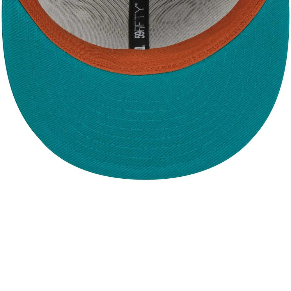 Cincinnati Reds New Era  59FIFTY Fitted Hat - Gray/Teal Hats