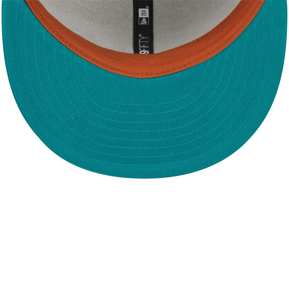 Los Angeles Dodgers New Era  59FIFTY Fitted Hat - Gray/Teal Hats