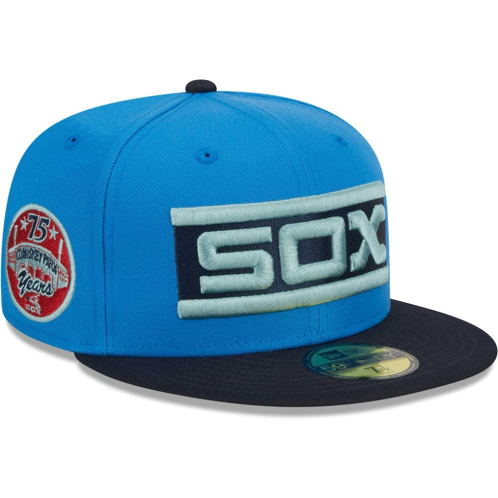 Chicago White Sox New Era 59FIFTY Fitted Hat - Royal Hats