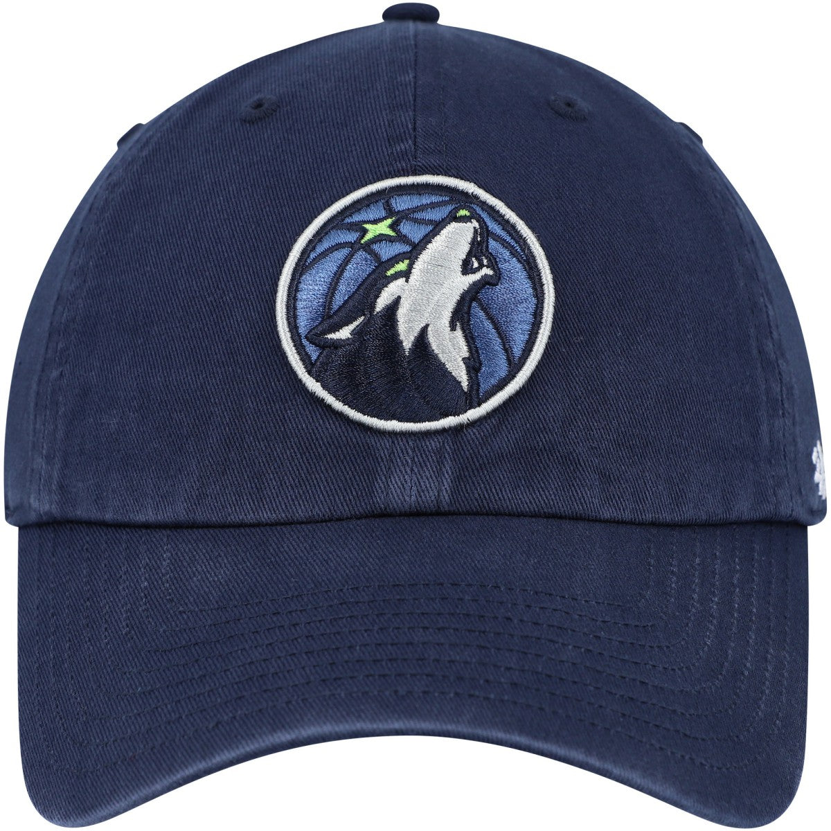 Minnesota Timberwolves '47 Core Logo Clean Up Adjustable Hat Navy
