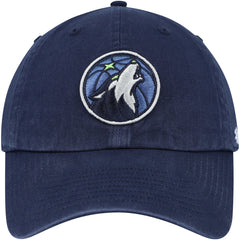 Minnesota Timberwolves '47 Core Logo Clean Up Adjustable Hat Navy
