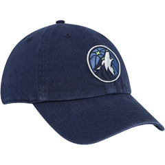 Minnesota Timberwolves '47 Core Logo Clean Up Adjustable Hat Navy