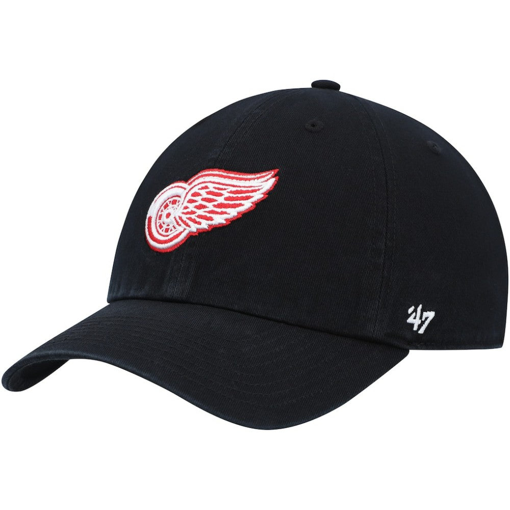 NHL Detroit Red Wings '47 Clean Up Adjustable Hat - Black